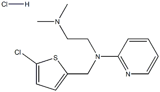 Chlorothen hydrochloride 结构式