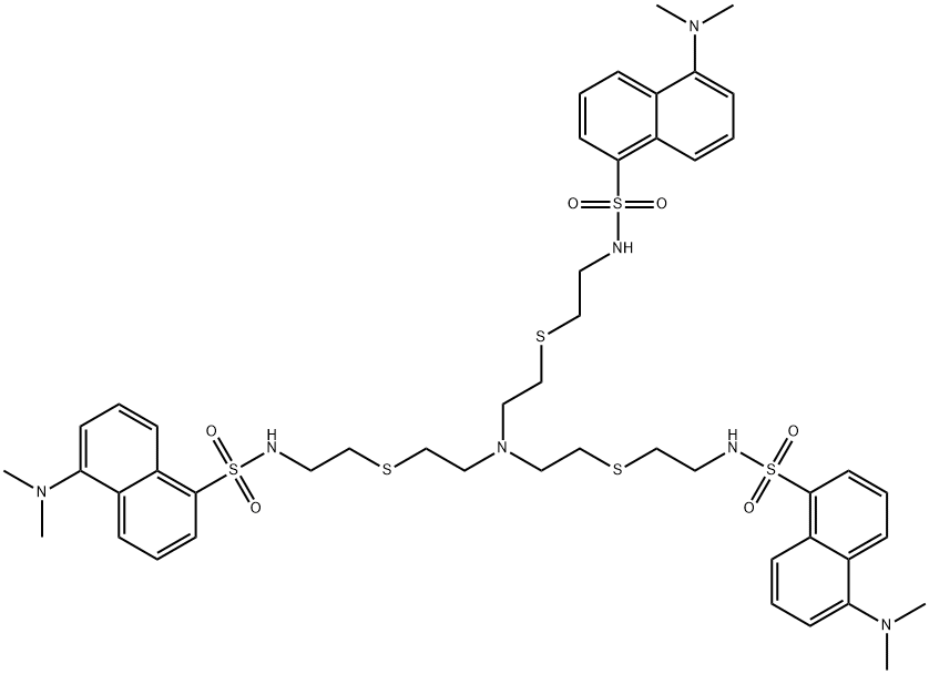 N,N',N''-[Nitrilotris(2,1-ethanediylthio-2,1-ethanediyl)]tris[5-(diMethylaMino)-1-naphthalenesulfonaMide|