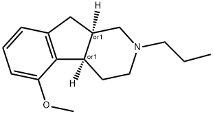 5-methoxy-N-propyl-2,3,4,4a,9,9a-hexahydro-1-H-indeno(2,1-c)pyridine,135064-20-9,结构式