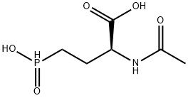 N-acetyldemethylphosphinothricin Struktur