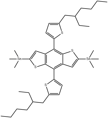 2,6-Bis(triMethyltin)-4,8-bis(5-(2-ethylhexyl)thiophen-2-yl)benzo [1,2-b:4,5-b']dithiophene