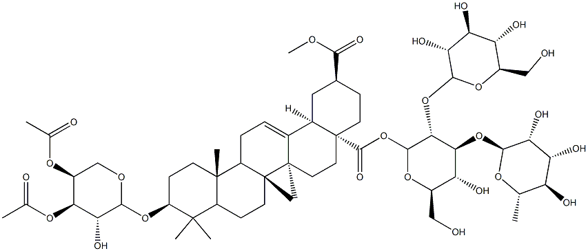 yiyeliangwanoside I 化学構造式