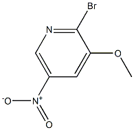 2-bromo-3-methoxy-5-nitropyridine Structure