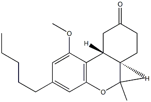 9-keto-cannabinoid methyl ether Struktur