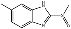 1H-Benzimidazole,5-methyl-2-(methylsulfinyl)-(9CI) Struktur
