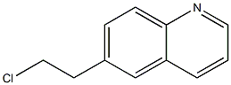 6-(2-chloroethyl)quinoline Structure