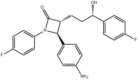 4-Dehydroxy-4-amino Ezetimibe, 1354716-98-5, 结构式