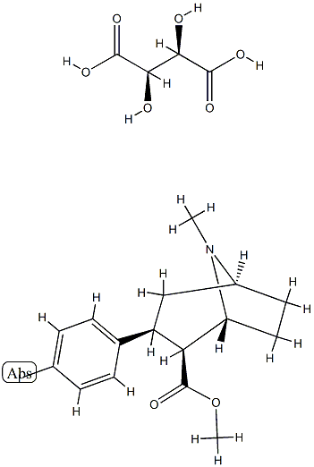 (1R,5S)-3β-(4-Iodophenyl)-8-methyl-8-azabicyclo[3.2.1]octane-2β-carboxylic acid methyl/(2R,3R)-2,3-dihydroxybutanedioic acid,(1:1)|