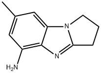 1H-Pyrrolo[1,2-a]benzimidazol-5-amine,2,3-dihydro-7-methyl-(9CI) Struktur