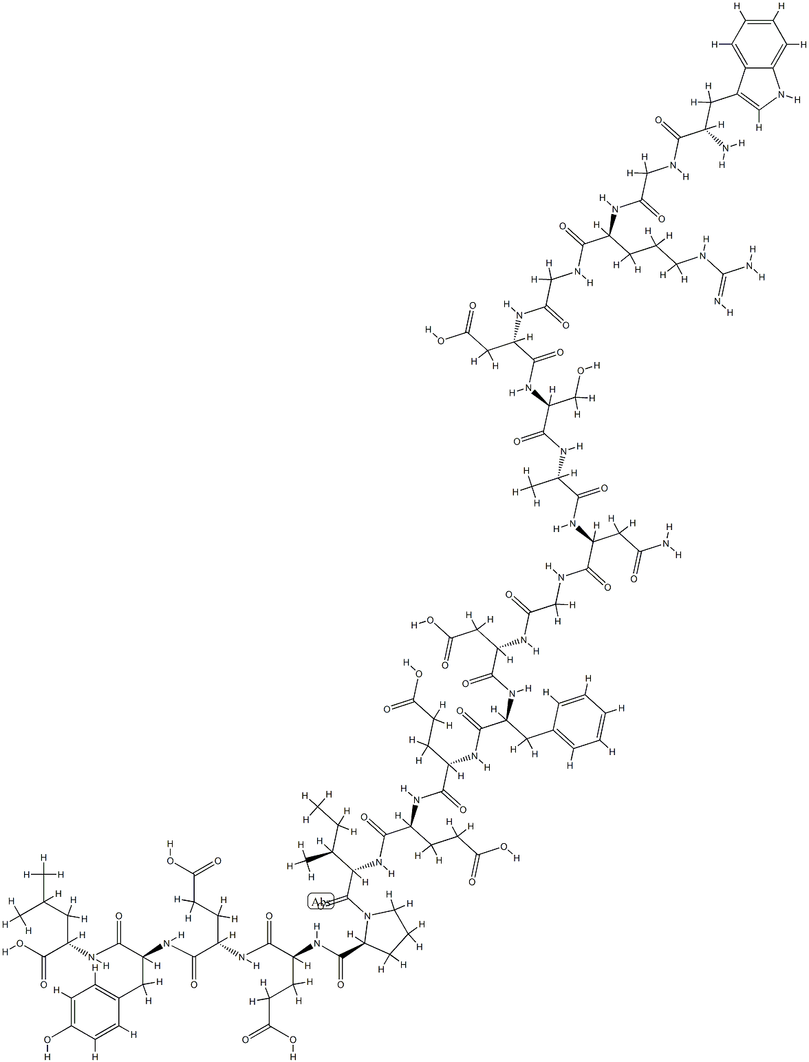 hirudin (53-64), RGD- Struktur