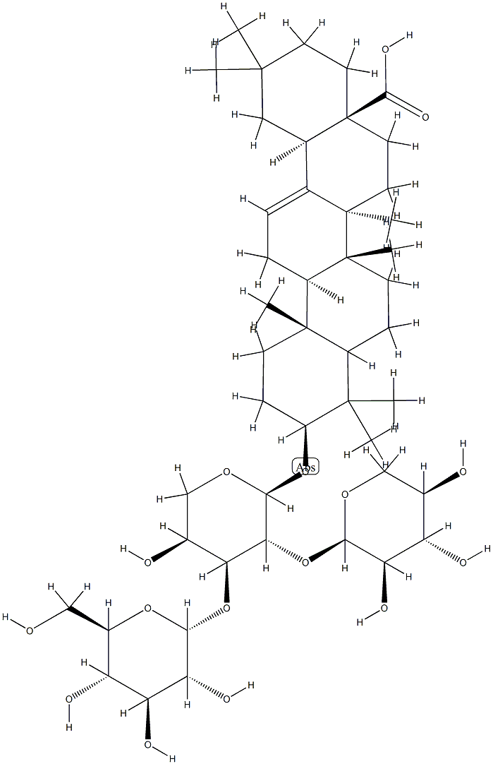 木皂苷D 结构式