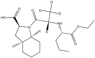 ペリンドプリルD4 化学構造式
