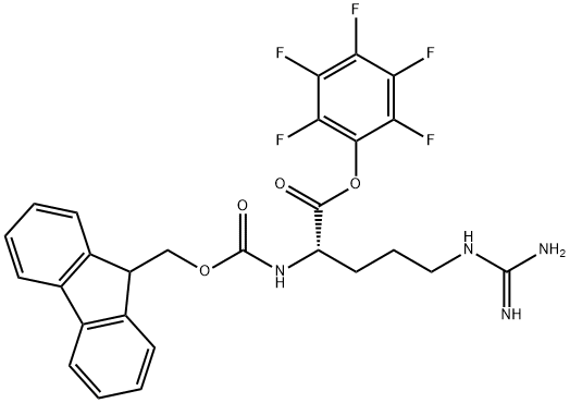 N-alpha-(9-fluorenylmethyloxycarbonyl)-N'-(4-methoxy-2,3,6-trimethylbenzenesulfonyl)-L-argininepentafluorphenylester|
