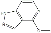 4-メトキシ-1H-ピラゾロ[4,3-C]ピリジン 化学構造式