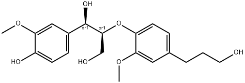 erythro-Guaiacylglycerol β-dihydroconiferyl ether|赤式-愈创木基甘油-BETA-O-4'-二氢松柏醇