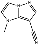 1-methyl-1H-imidazo[1,2-b]pyrazole-7-carbonitrile(SALTDATA: FREE) 结构式