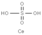 セリウム(IV)·2スルファート 化学構造式