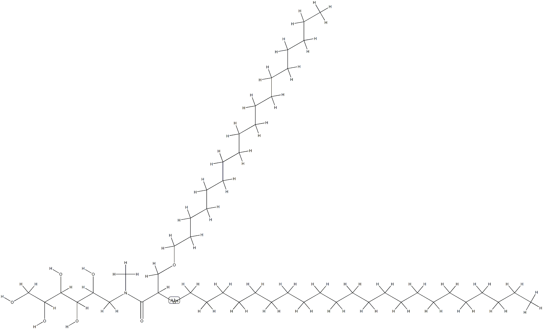 2-docosoxy-N-methyl-3-octadecoxy-N-(2,3,4,5,6-pentahydroxyhexyl)propan amide|