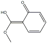 2,4-Cyclohexadien-1-one,6-(hydroxymethoxymethylene)-(9CI),135952-76-0,结构式