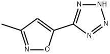 1H-Tetrazole,5-(3-methyl-5-isoxazolyl)-(8CI) Structure