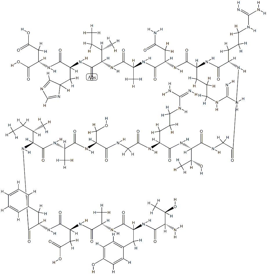 protein kinase inhibitor peptide (6-24) 化学構造式