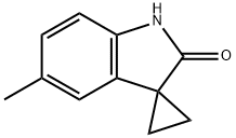 5-Methyl-1H-spiro[cyclopropane-1,3-indole]-2-one Struktur