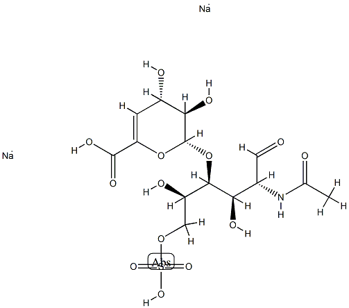 heparin disaccharide II-A, sodium salt Struktur