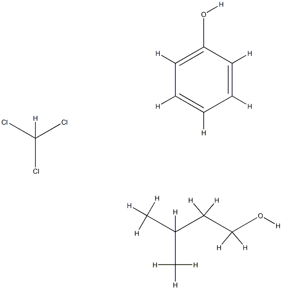 苯酚 - 氯仿 - 异戊醇混合物, 136112-00-0, 结构式