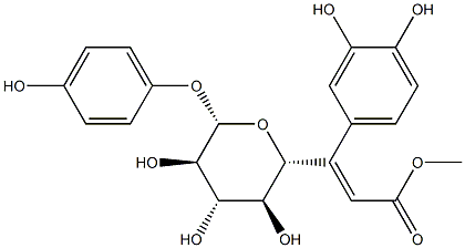 6-O-Caffeoylarbutin Struktur