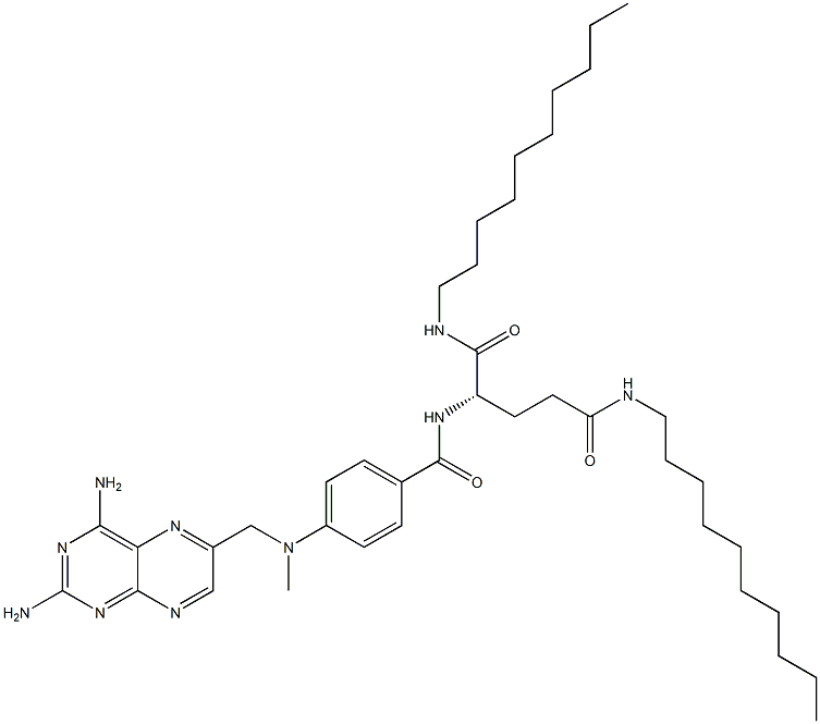 methotrexate-N,N'-bis(decylamide) 结构式