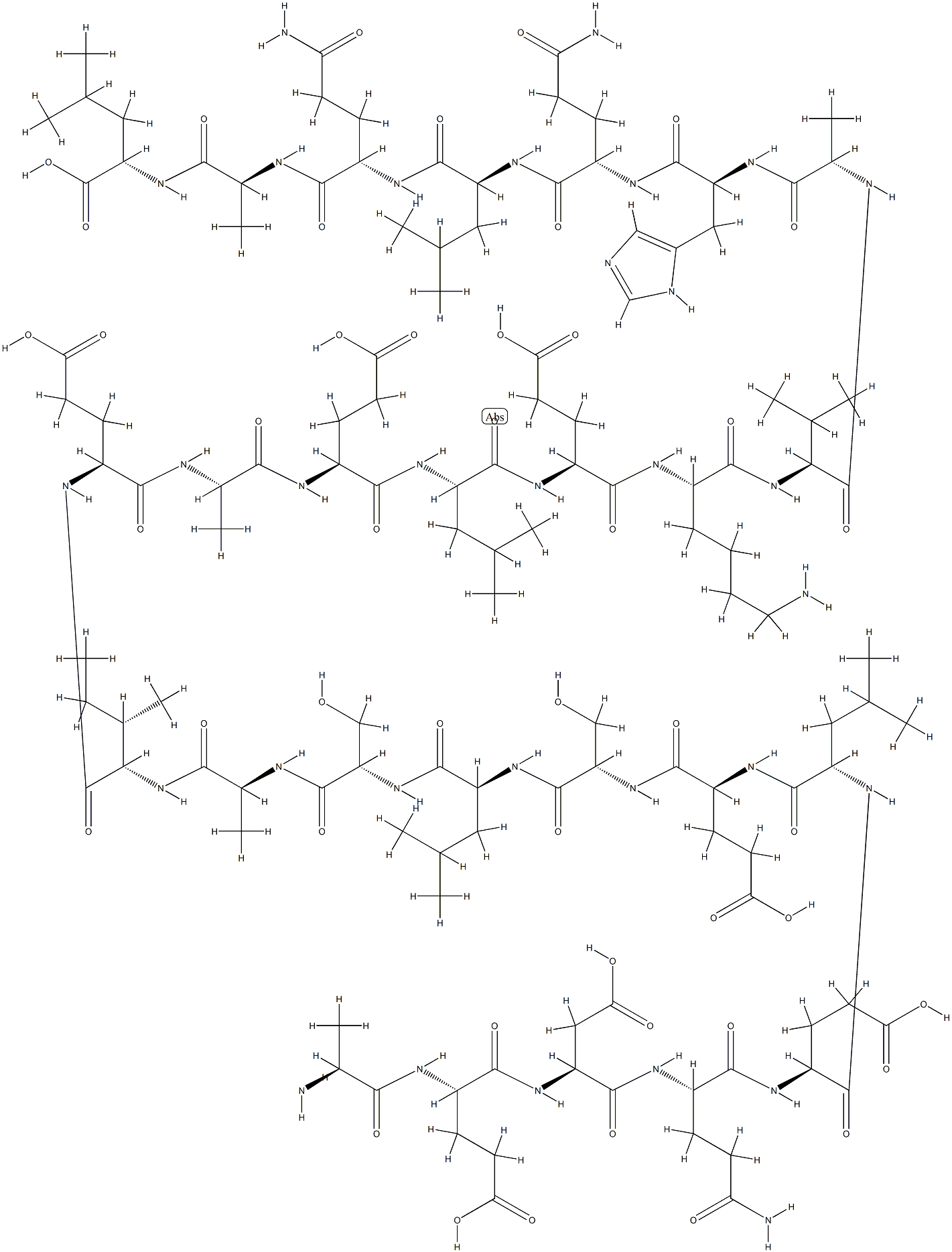 Serpinin (mouse, rat), Chromogranin-A (417-442) (mouse) 化学構造式