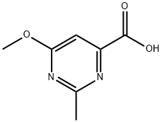 4-PYRIMIDINECARBOXYLICACID,6-METHOXY-2-METHYL-(9CI) 结构式