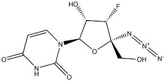 4'-C-azido-3'-deoxy-3'-fluoro-Uridine|4'-C-叠氮基-3'-脱氧-3'-氟尿苷