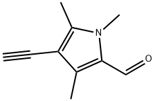 1H-Pyrrole-2-carboxaldehyde,4-ethynyl-1,3,5-trimethyl-(9CI) Structure