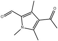1H-Pyrrole-2-carboxaldehyde,4-acetyl-1,3,5-trimethyl-(9CI) 结构式