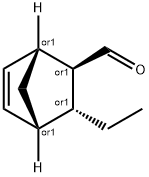 Bicyclo[2.2.1]hept-5-ene-2-carboxaldehyde, 3-ethyl-, (1R,2R,3R,4S)-rel- (9CI) Structure