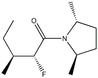 Pyrrolidine, 1-(2-fluoro-3-methyl-1-oxopentyl)-2,5-dimethyl-, [2R-[1(2R*,3S*),2alpha,5beta]]- (9CI)|