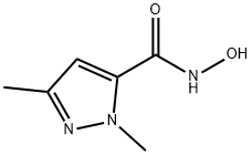 1H-Pyrazole-5-carboxamide,N-hydroxy-1,3-dimethyl-(9CI) Struktur