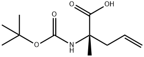(S)-N-Boc-2-(2'-propylenyl)alanine,136707-27-2,结构式