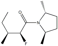 Pyrrolidine, 1-(2-fluoro-3-methyl-1-oxopentyl)-2,5-dimethyl-, [2R-[1(2S*,3S*),2alpha,5beta]]- (9CI)|