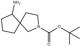 叔-丁基 6-氨基-2-氮杂螺[4.4]壬烷-2-甲酸基酯 结构式