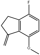 4-氟-7-甲氧基-1-亚甲基-2,3-二氢-1H-茚 结构式