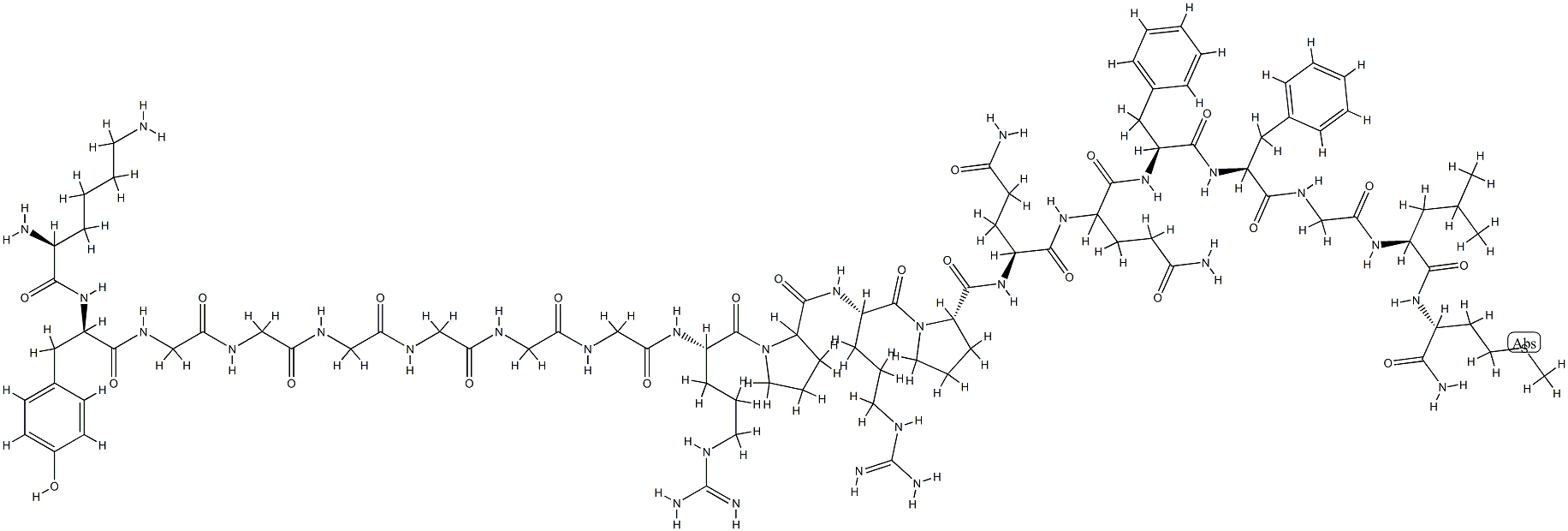 substance P, biotin-NTE-Arg(3)- Structure