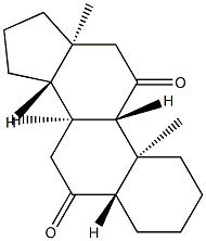 5α-Androstane-6,11-dione Structure