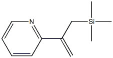 Pyridine,2-[1-[(trimethylsilyl)methyl]ethenyl]-(9CI) Structure