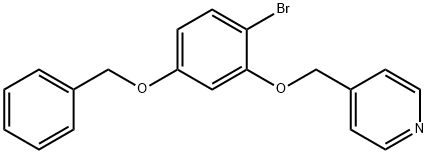 4-((5-(Benzyloxy)-2-Bromophenoxy)Methyl)Pyridine(WXC03135) Struktur