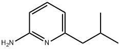 6-异丁基吡啶-2-胺,137346-99-7,结构式