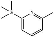 2-Methyl-6-(triMethylsilyl)pyridine,13737-10-5,结构式