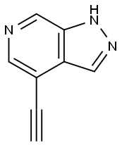 4-乙炔基-1H-吡唑并[3,4-C]吡啶, 1374652-77-3, 结构式
