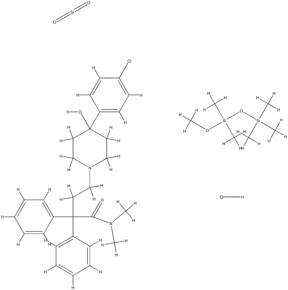 盐酸洛哌丁胺+西美地酮, 137524-29-9, 结构式